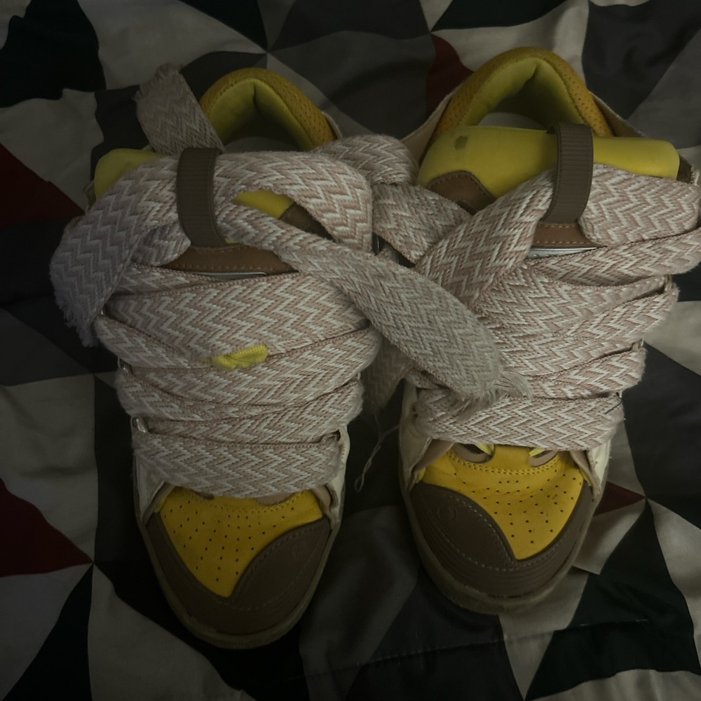 Lanvins Curb Sneaker - Multicoloror Beige